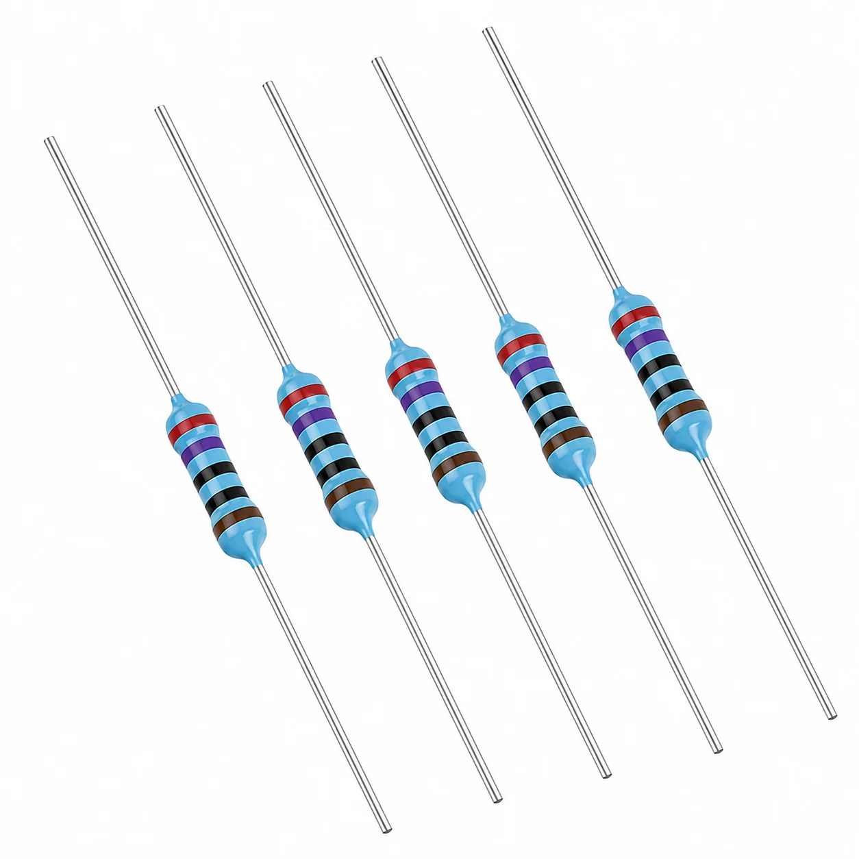 1/4W Through-Hole Carbon Film Resistor | Fixed Resistor – Multiple Resistance Values for Arduino, Raspberry Pi & DIY Electronics