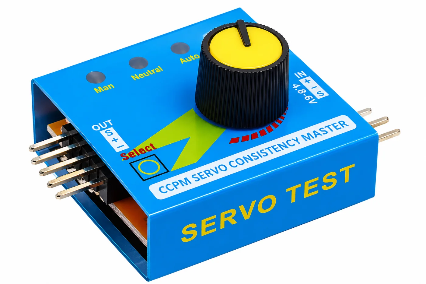 3CH Servo Tester CCPM Consistency Master Checker 4.8V–6V for RC Servo & ESC Testing