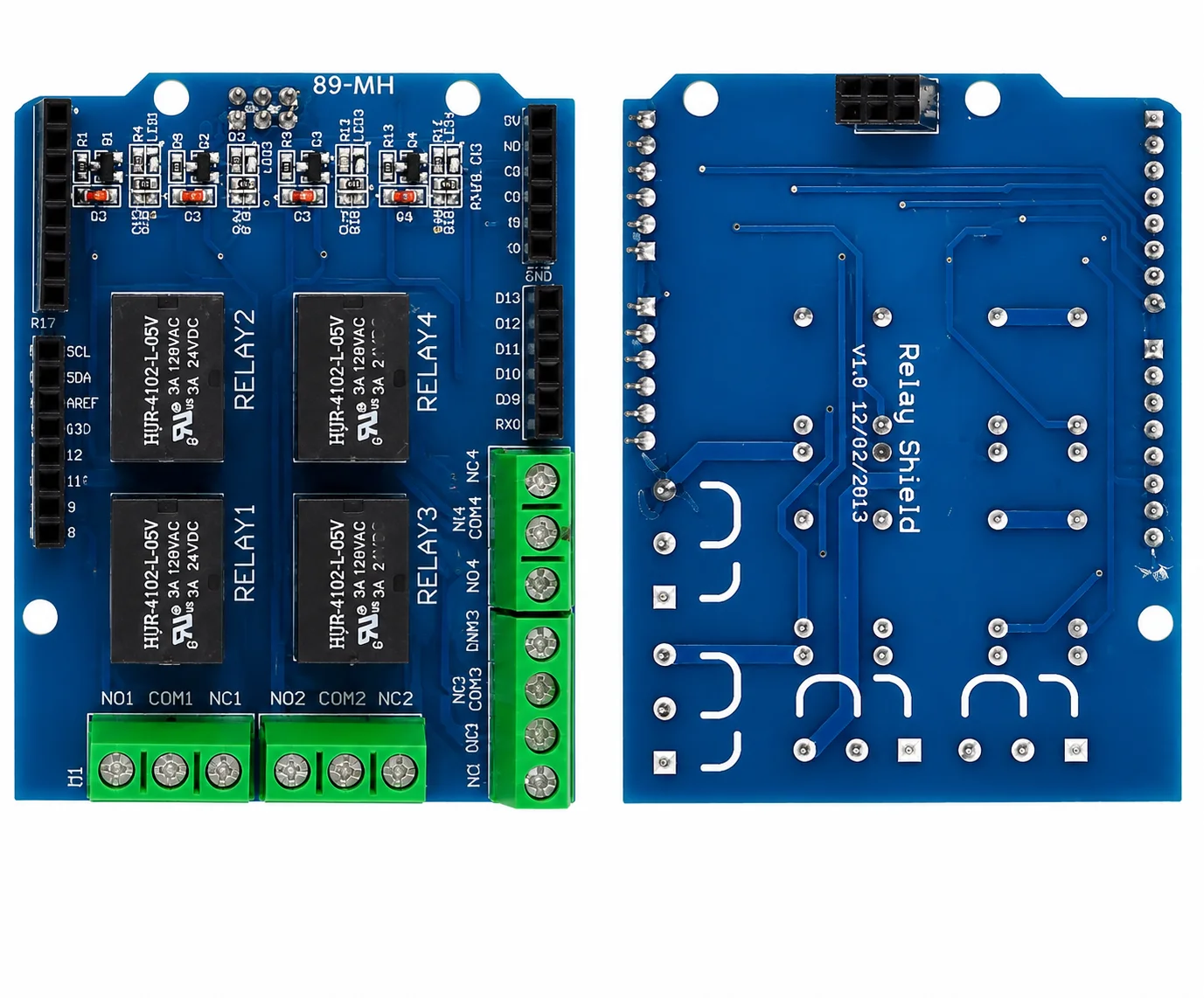 5V 4 Channel Relay Shield Module for Arduino UNO R3 & Mega 2560 | 4-Way Relay Control Expansion Board