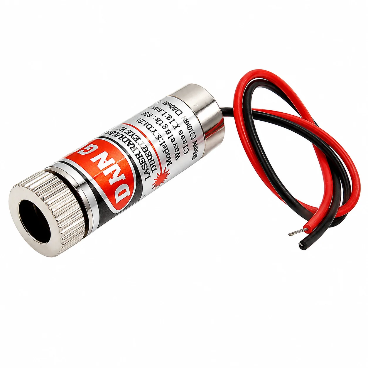 650nm 5mW Red Laser Module with Glass Lens – Adjustable Focus Laser Diode Head