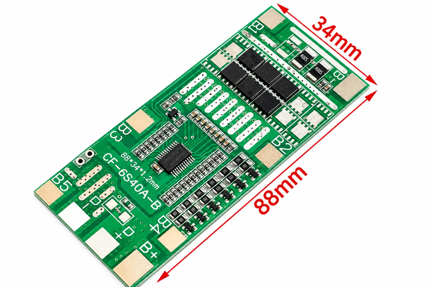 6S 24V 20A BMS Protection Board with Balance