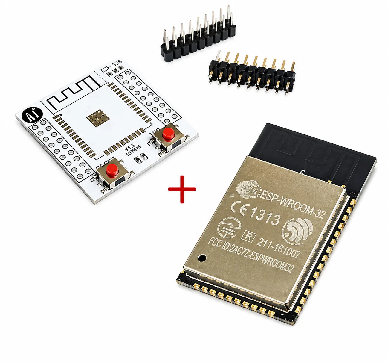 ESP32 ESP-WROOM-32 WiFi Bluetooth BLE Development Board with ESP-32S Adapter