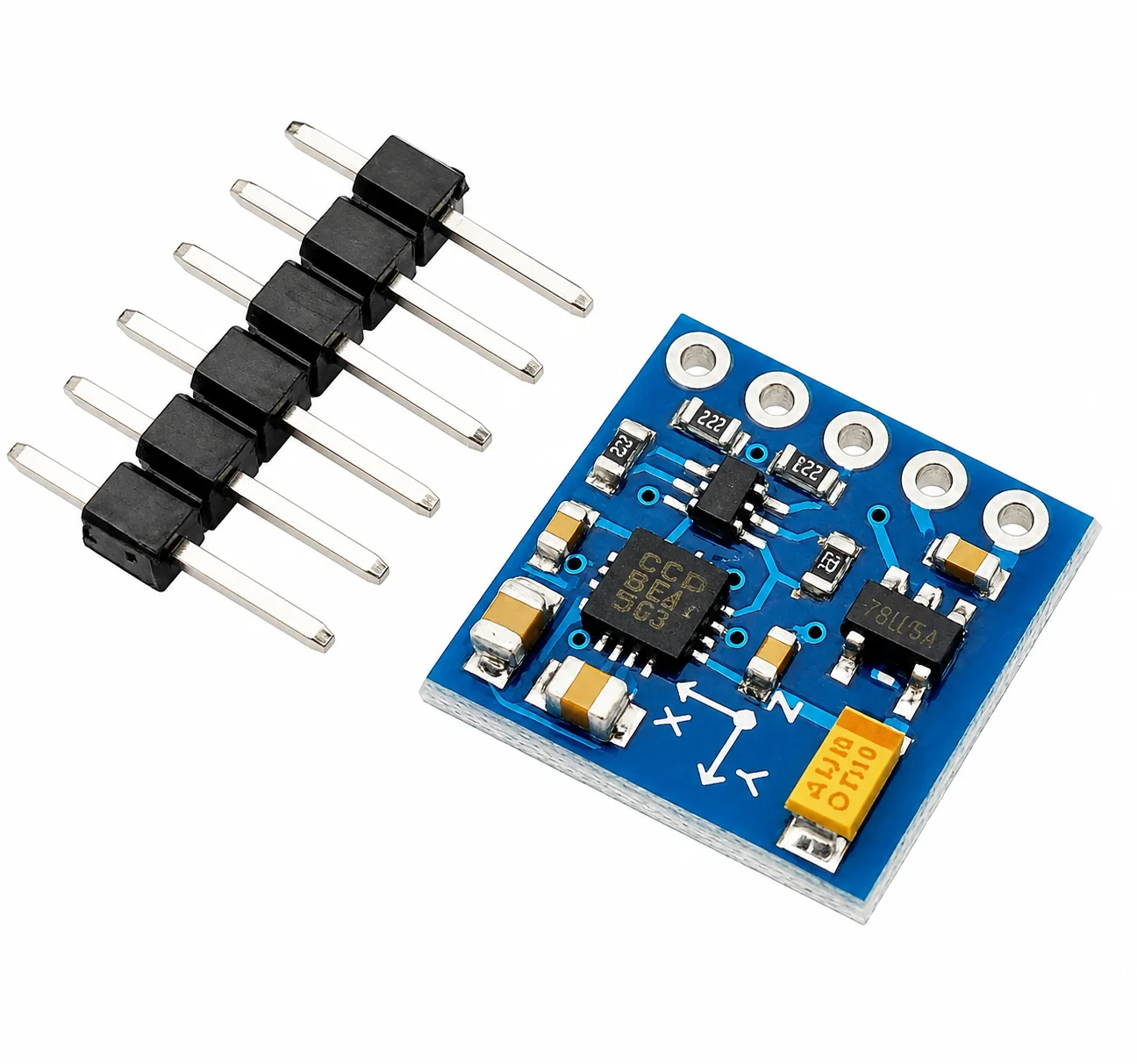 GY-271 Triple Axis Compass Magnetometer Module | HMC5883L/QMC5883L Digital 3-Axis Magnetic Sensor for Arduino & Raspberry Pi