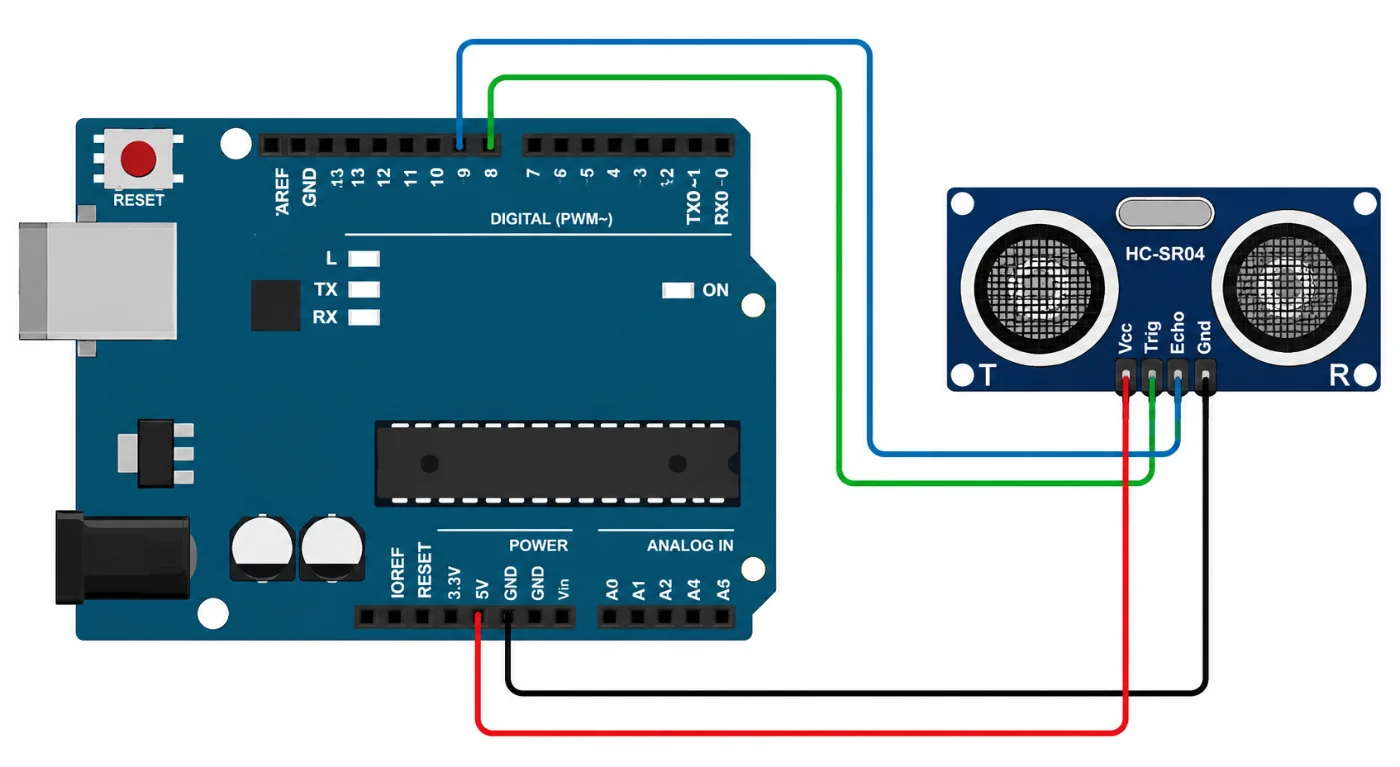 How to Use the HC-SR04 Ultrasonic Sensor with Arduino