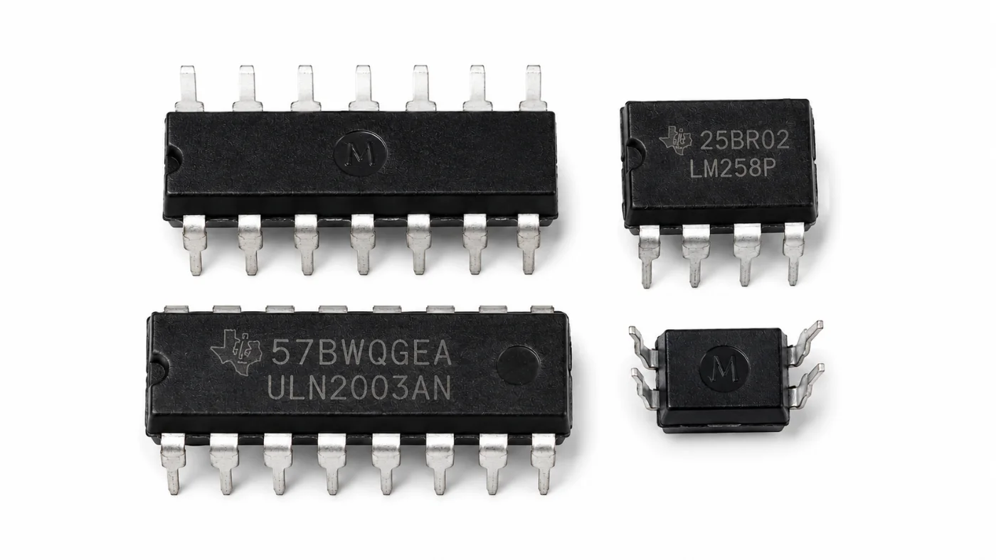 Integrated Circuit IC Chips – Electronic Components for DIY, Repair & Circuit Projects