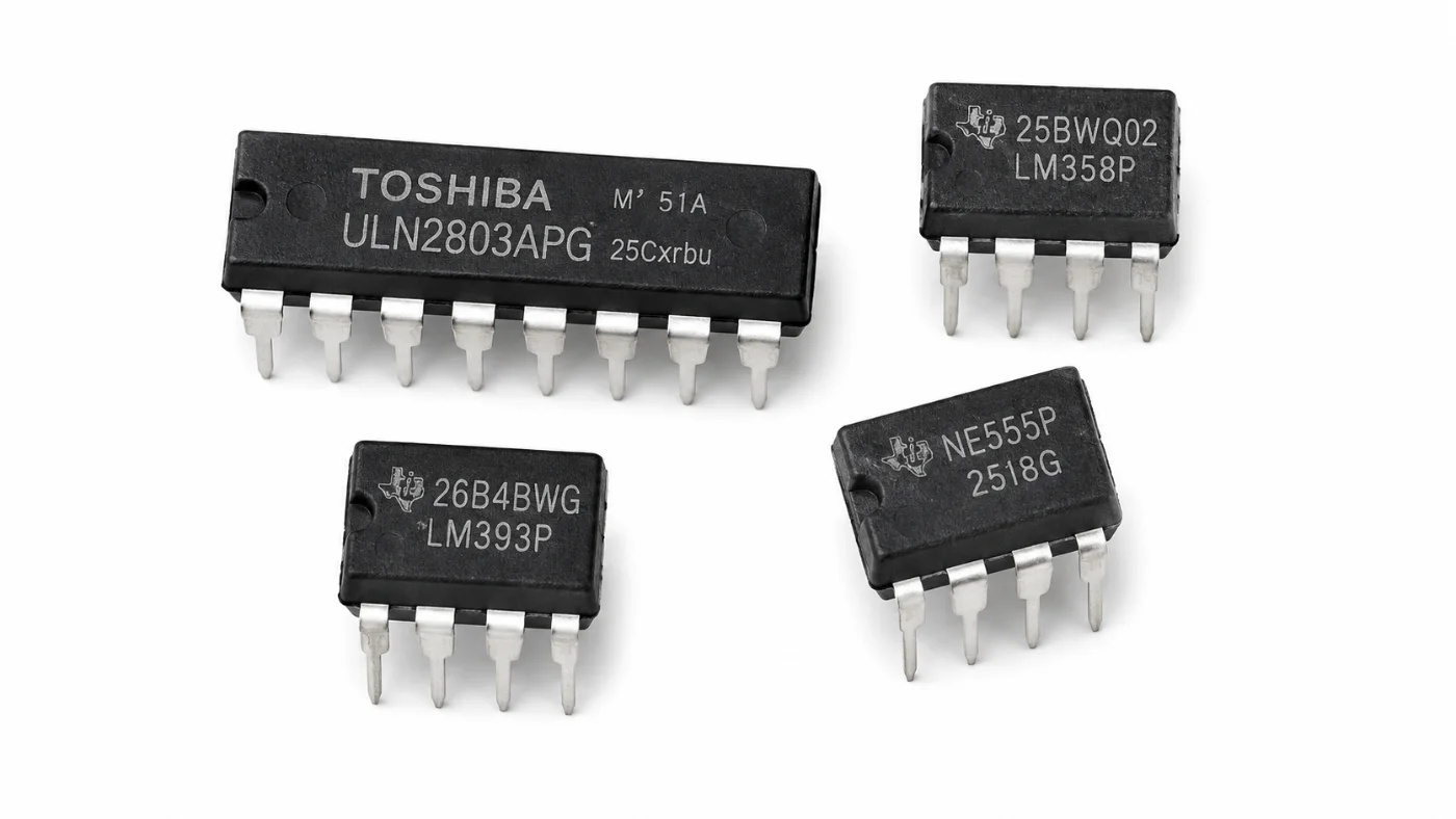 Integrated Circuit IC Chips – Electronic Components for DIY, Repair & Circuit Projects