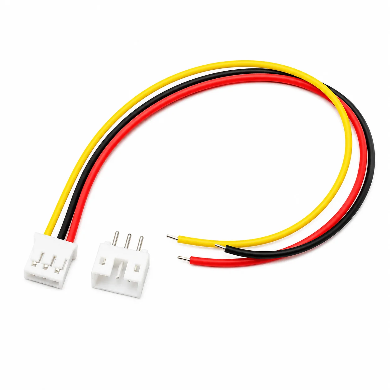 JST 3-Pin Cable with Male/Female Connector | Pre-Wired 3-Pin JST Cable for Arduino & DIY Electronics