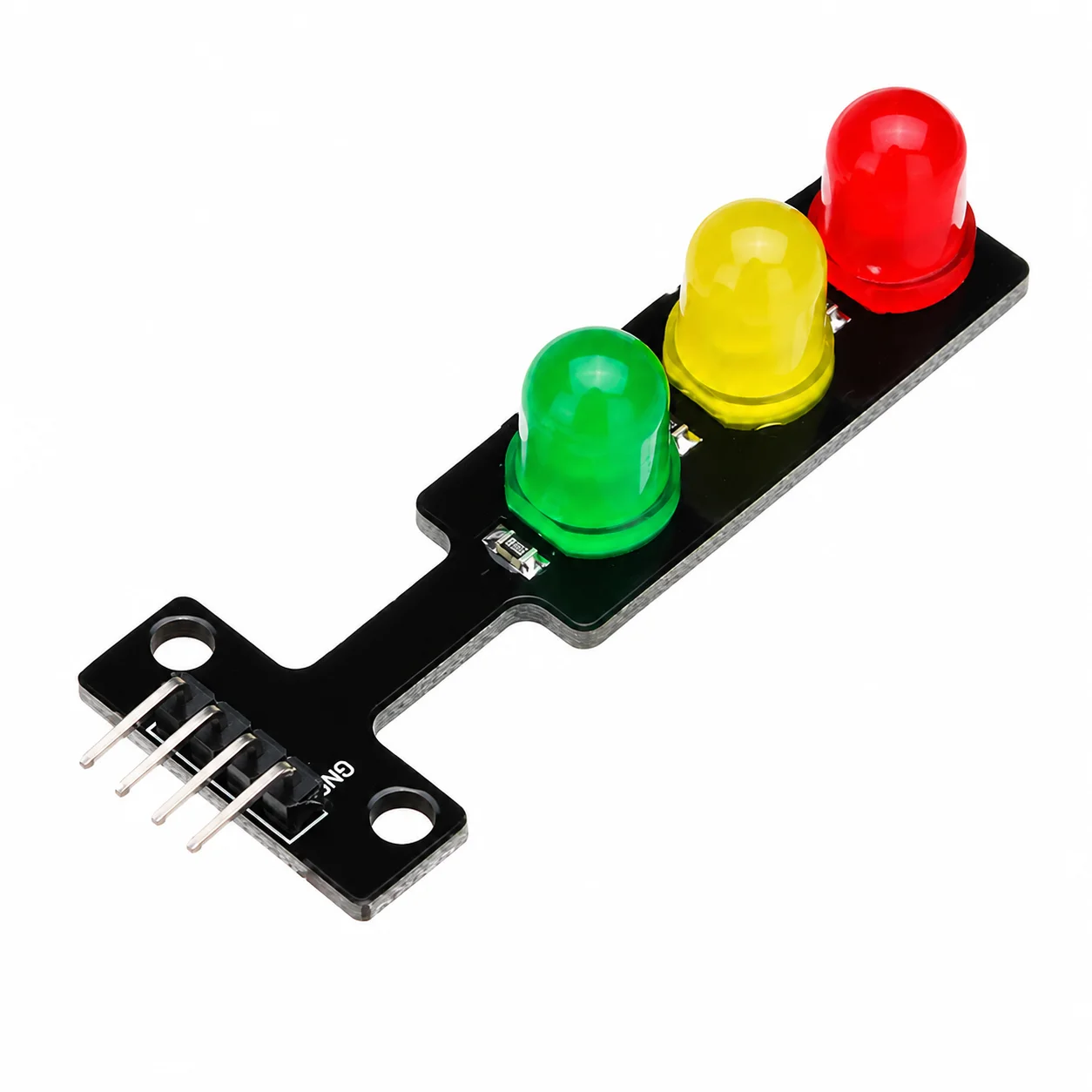 LED Traffic Light Emitting Module | Red Yellow Green 3-Color Signal LED Module for Arduino & Raspberry Pi