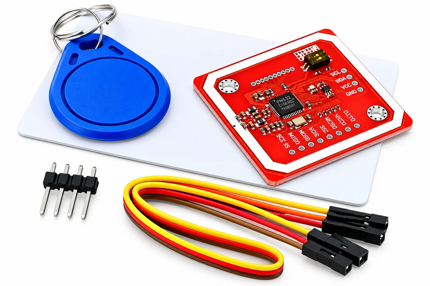 PN532 NFC RFID V3 Reader Writer Module – I2C SPI HSU with S50 Card for Arduino