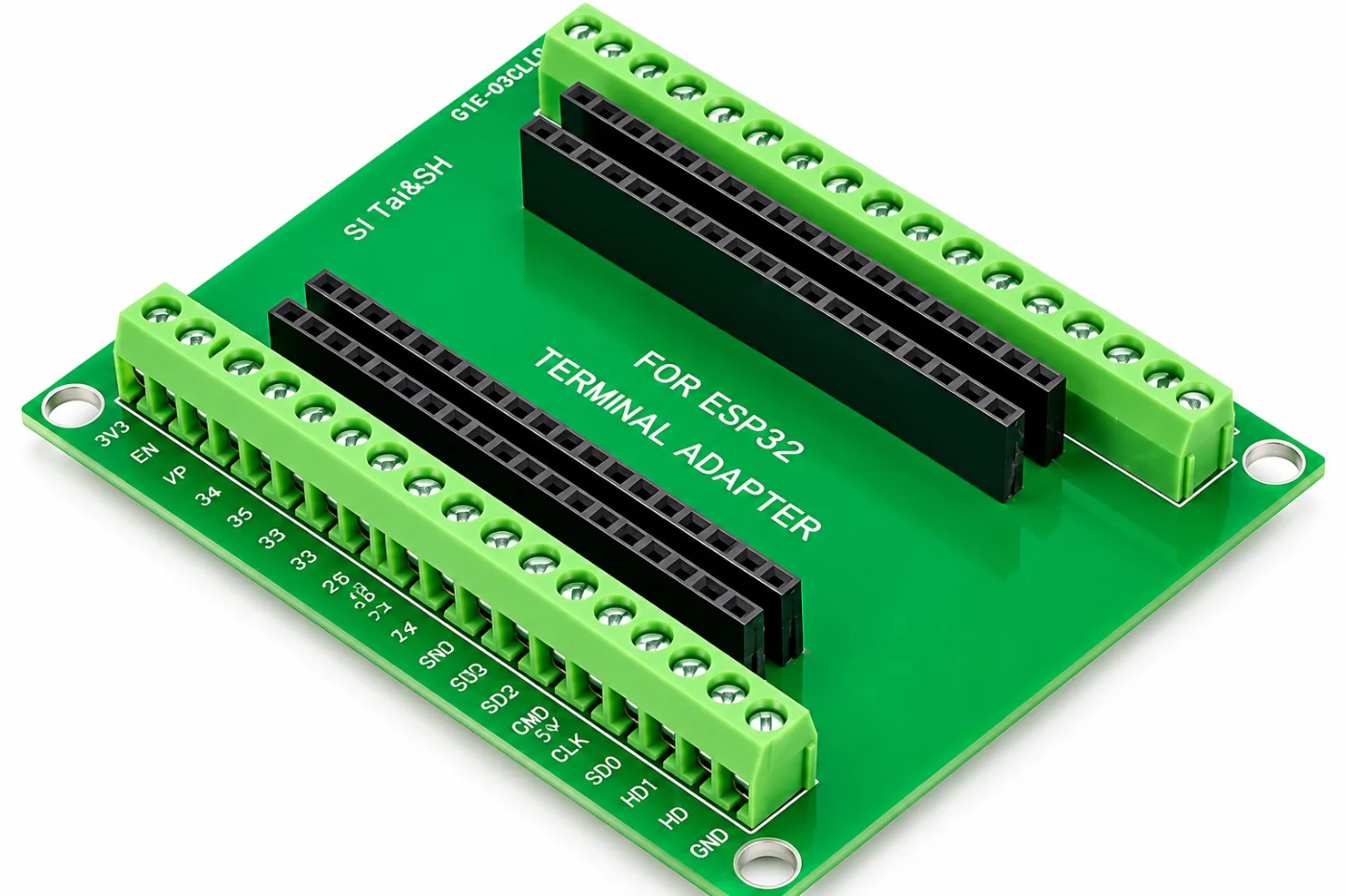 ESP32 38-Pin GPIO Expansion Breakout Board