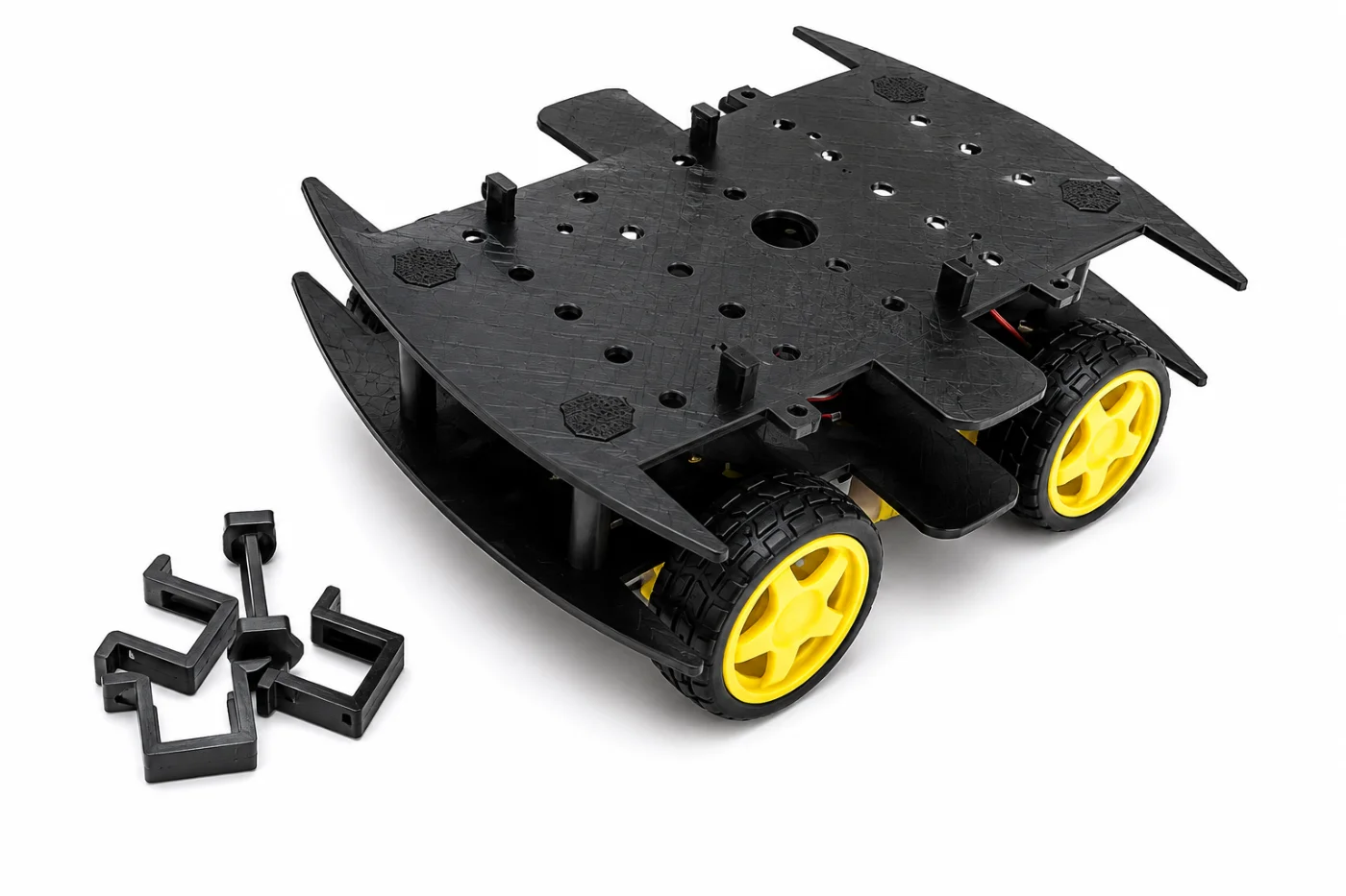 Smart Robot Car Chassis 4WD Multi-Functional DIY Platform for Arduino & ESP32