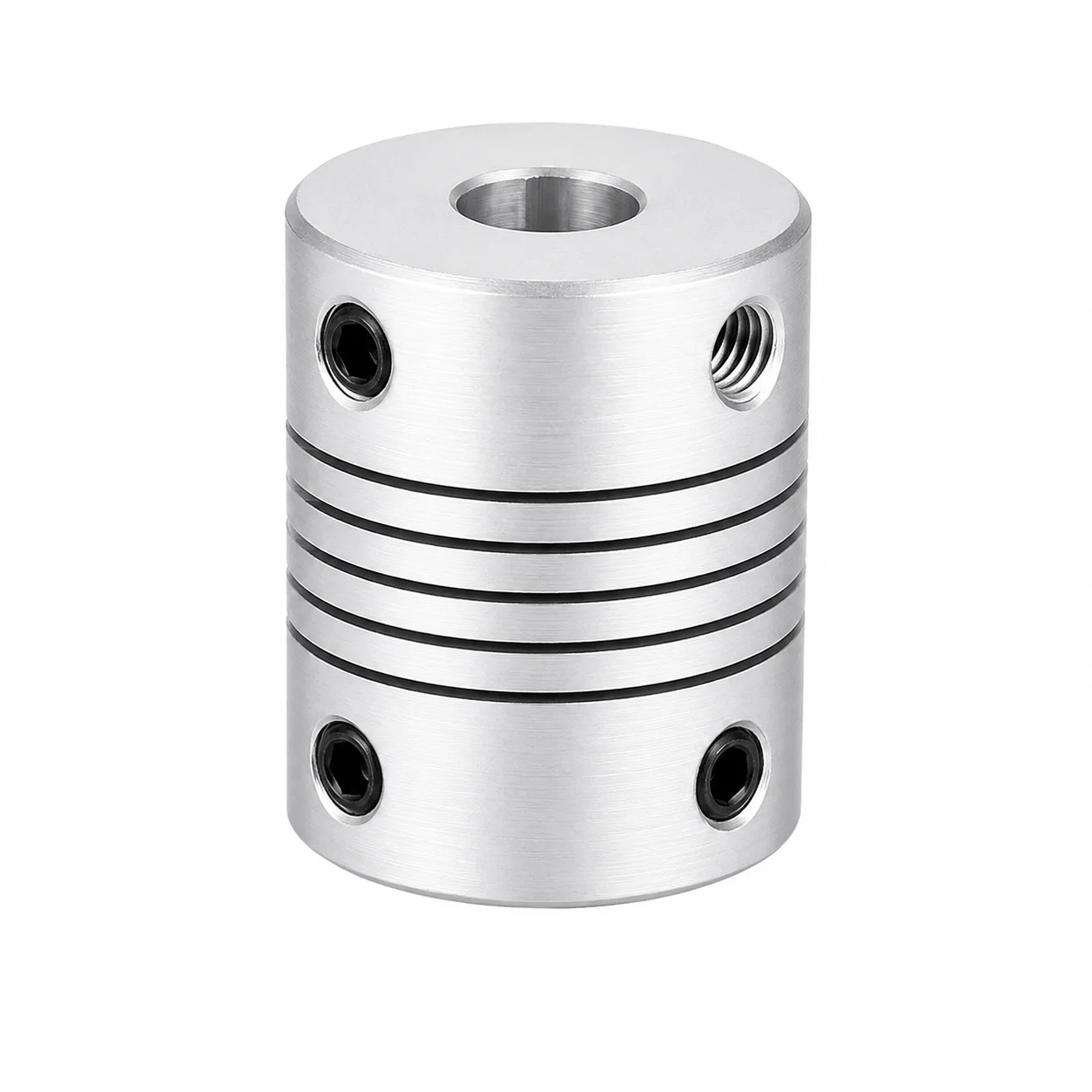Stepper Motor Flexible Coupling 6.35 × 8mm | Aluminum Shaft Coupler for CNC, 3D Printers & Stepper Motors
