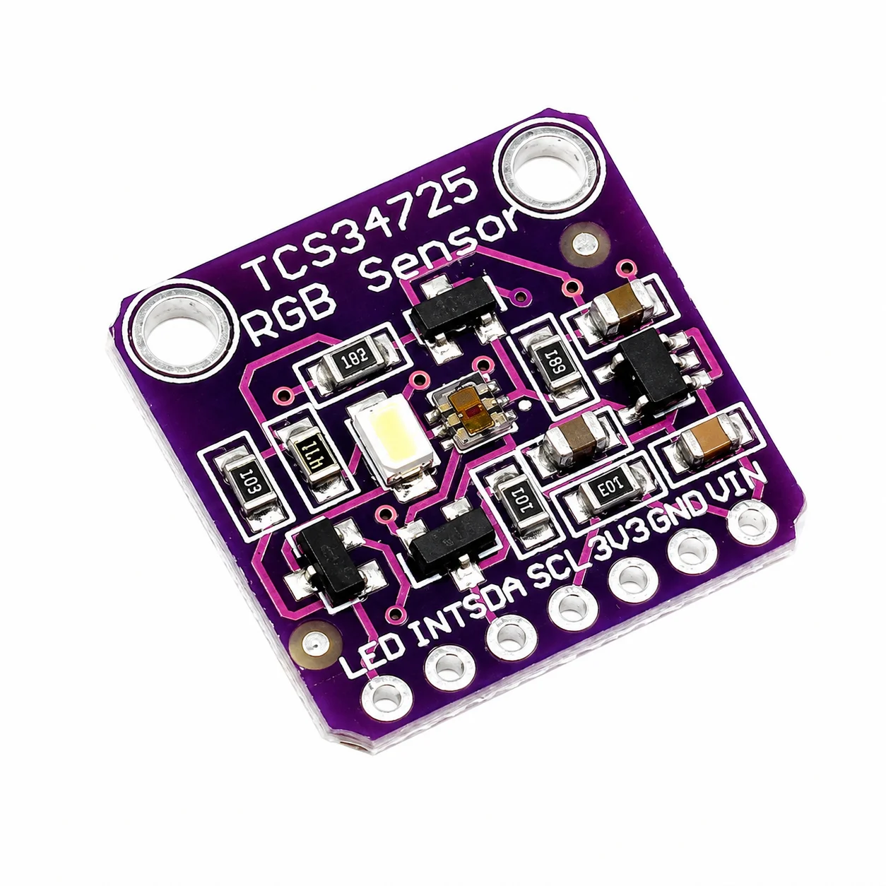 TCS34725 RGB Color Recognition Sensor Module | I2C Color Detector for Arduino, ESP32 & Raspberry Pi