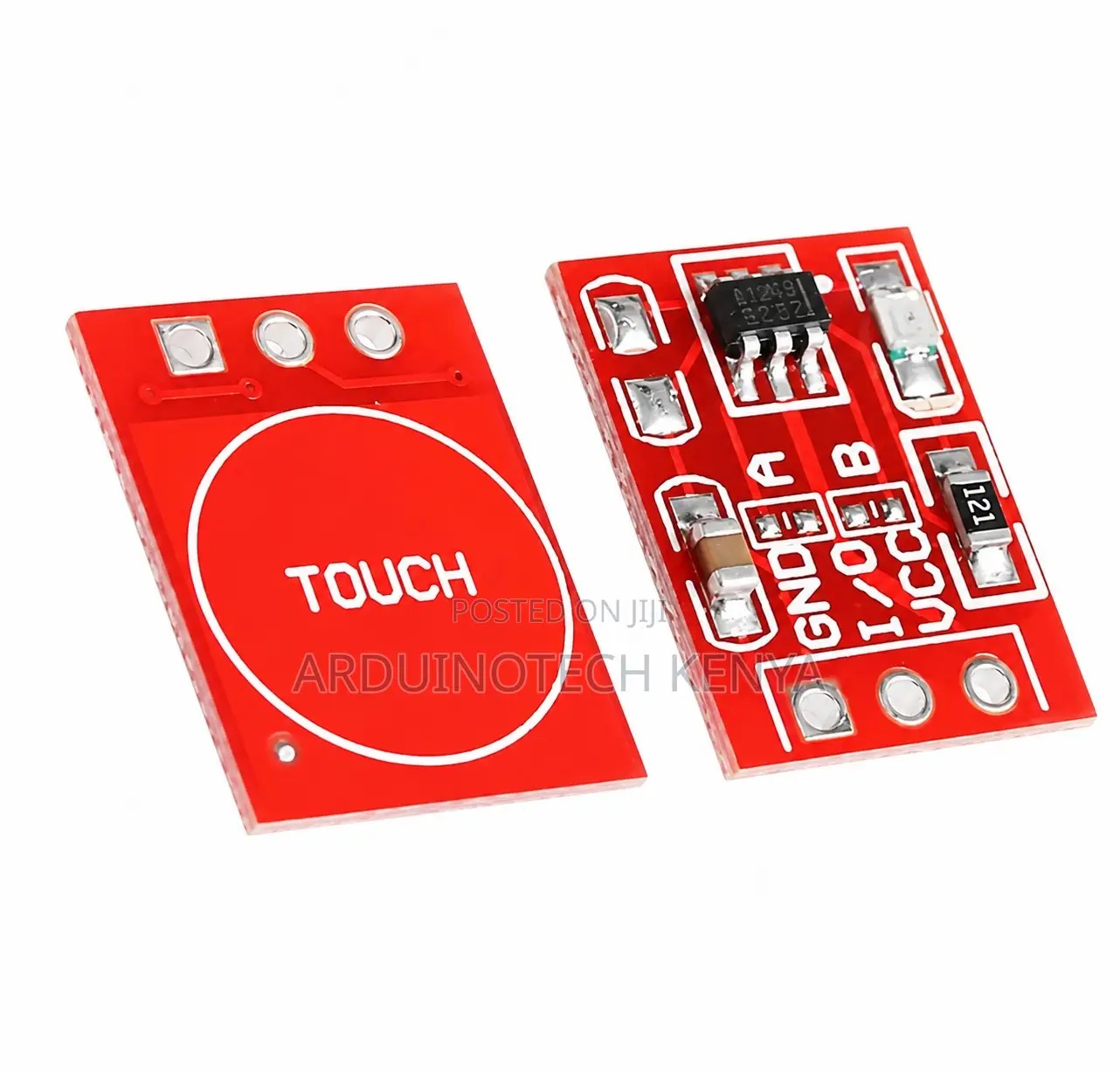 TTP223 Touch Button Module – Single Channel Capacitive Self-Locking Touch Switch Sensor for Arduino DIY Projects